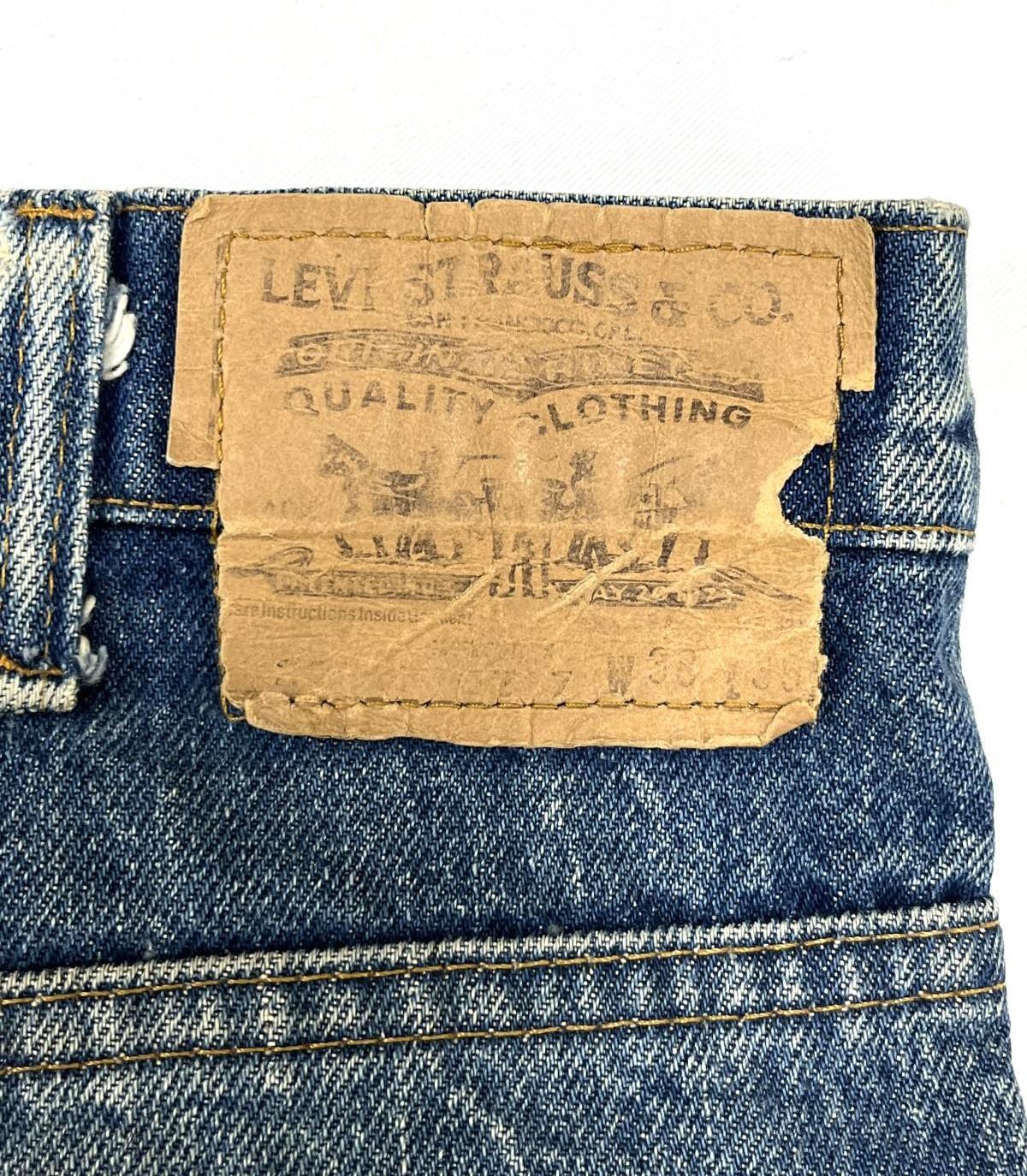 画像4: 80'S LEVIS 517 デニム インディゴ W38L32 USA製 (VINTAGE)