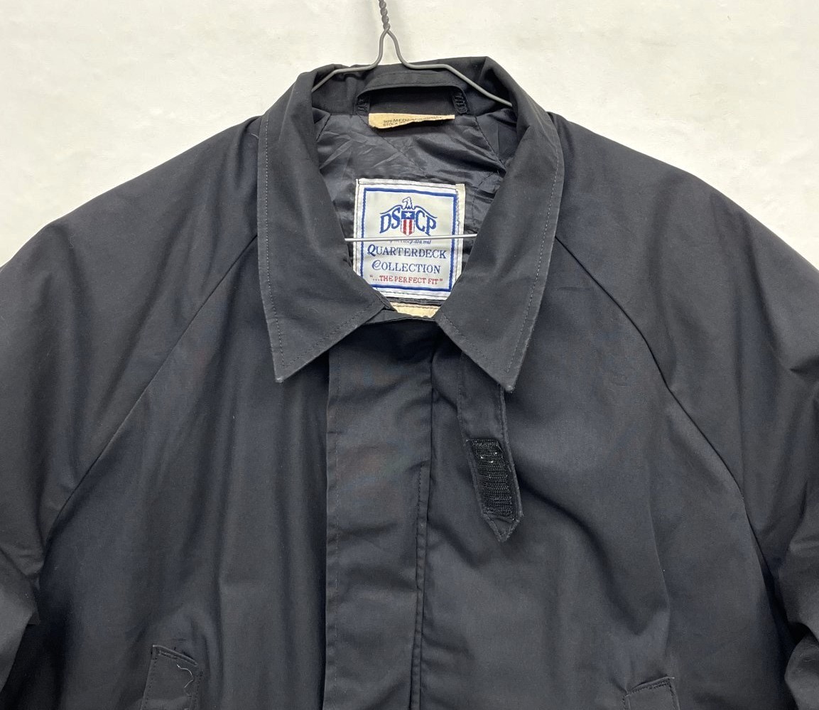 画像: アメリカ軍 US NAVY 裏地キルティング チンスト付き ユーティリティジャケット ダークネイビー (VINTAGE)