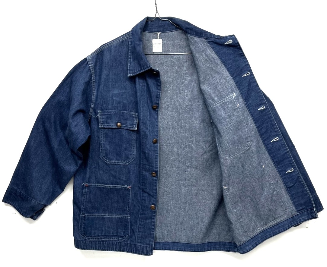 画像3: 70'S BIG MAC 裏地無し デニム カバーオール インディゴ USA製 (VINTAGE)