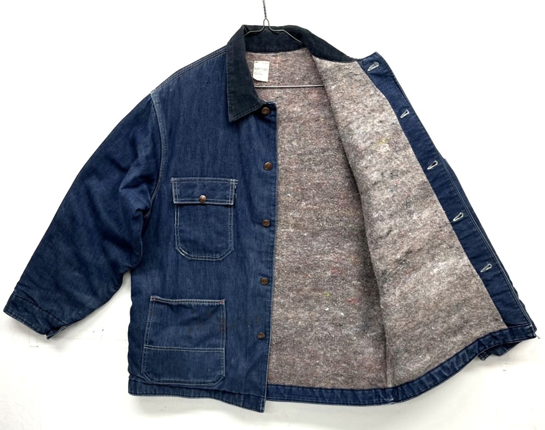 画像3: 70'S BIG MAC 裏地ブランケット デニム カバーオール インディゴ USA製 (VINTAGE)