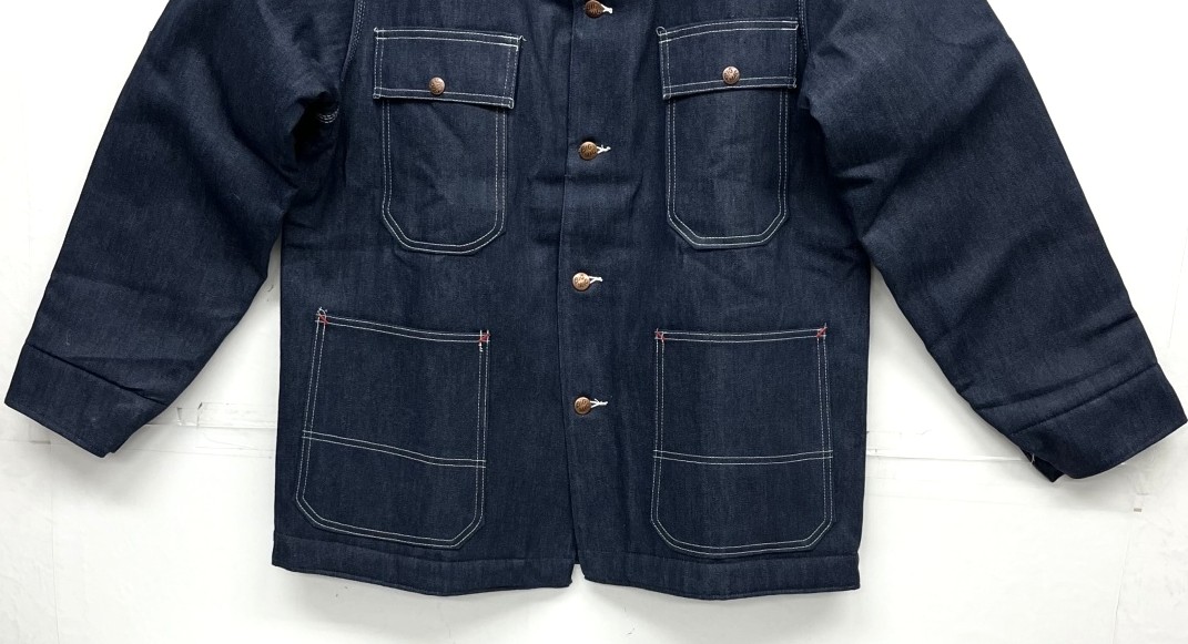 画像: 70'S BIG MAC 裏地ブランケット デニム カバーオール インディゴ USA製 (DEADSTOCK)