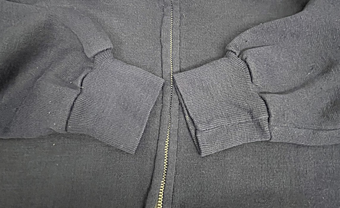 画像: 70'S SEARS フルジップ スウェットパーカー ネイビー IDEALアルミジップ (VINTAGE)