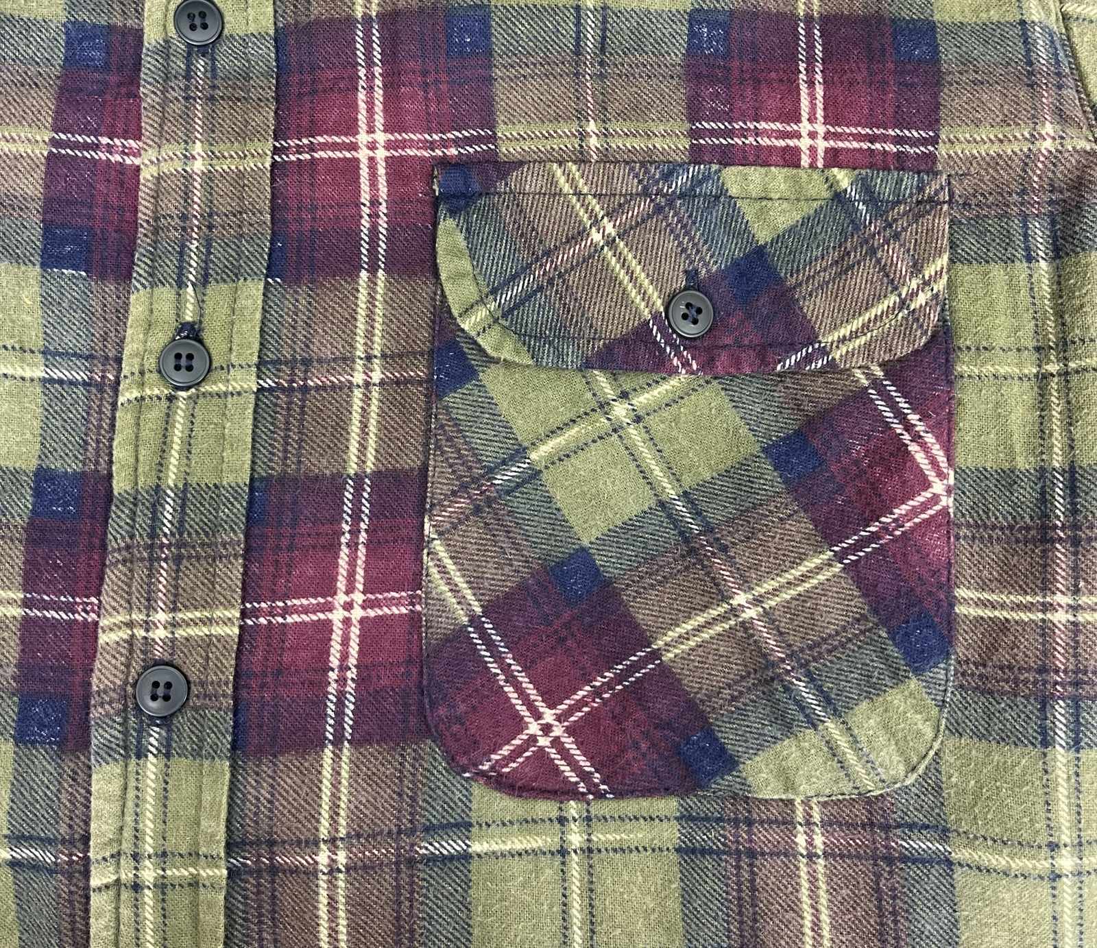 画像: 00'S WEST CREEK 裏地キルティング フランネル ワークシャツ チェック柄 (VINTAGE)