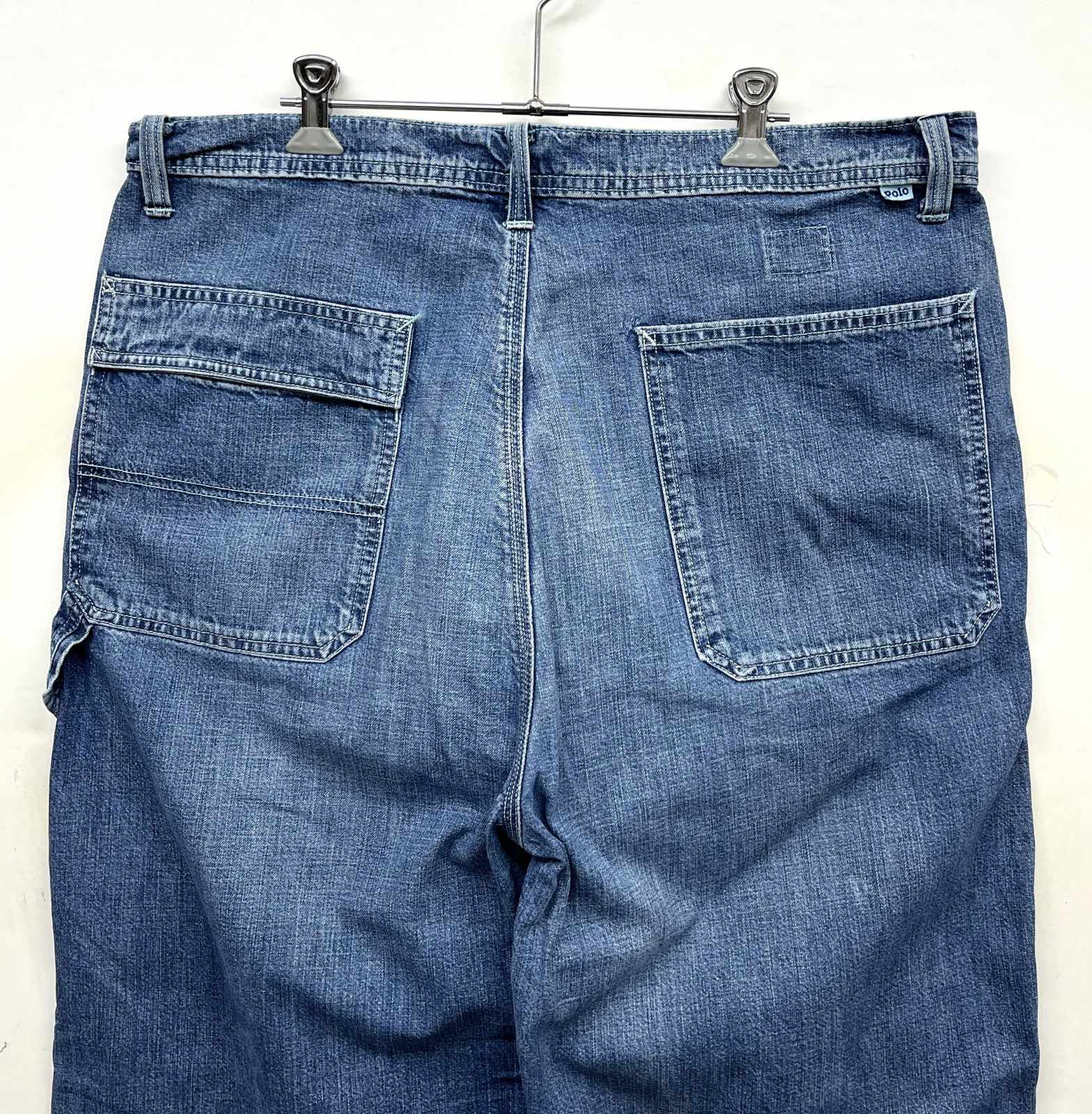 画像: 90'S RALPH LAUREN デニム ペインターパンツ インディゴ (VINTAGE)