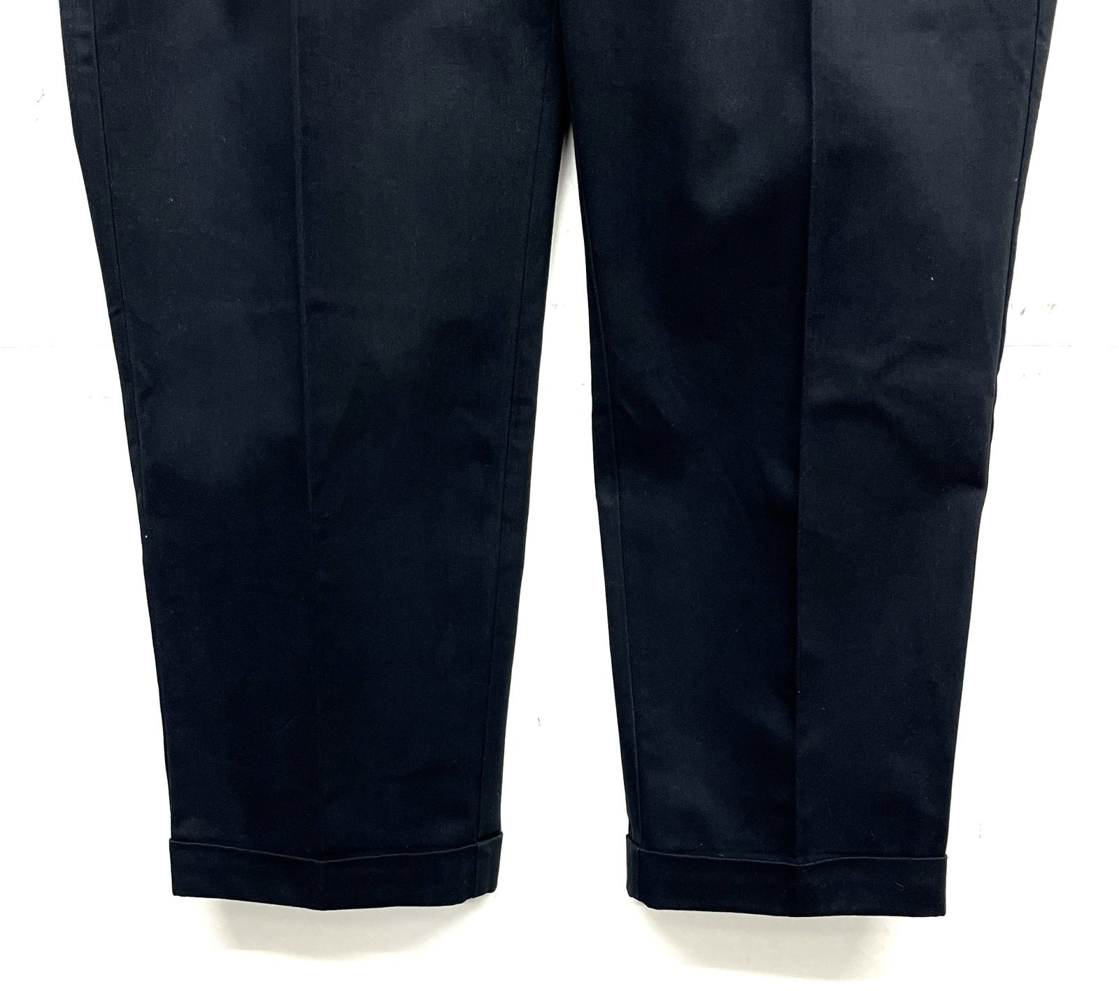 画像: 90'S RALPH LAUREN ツープリーツ チノパンツ ブラック (DEADSTOCK)