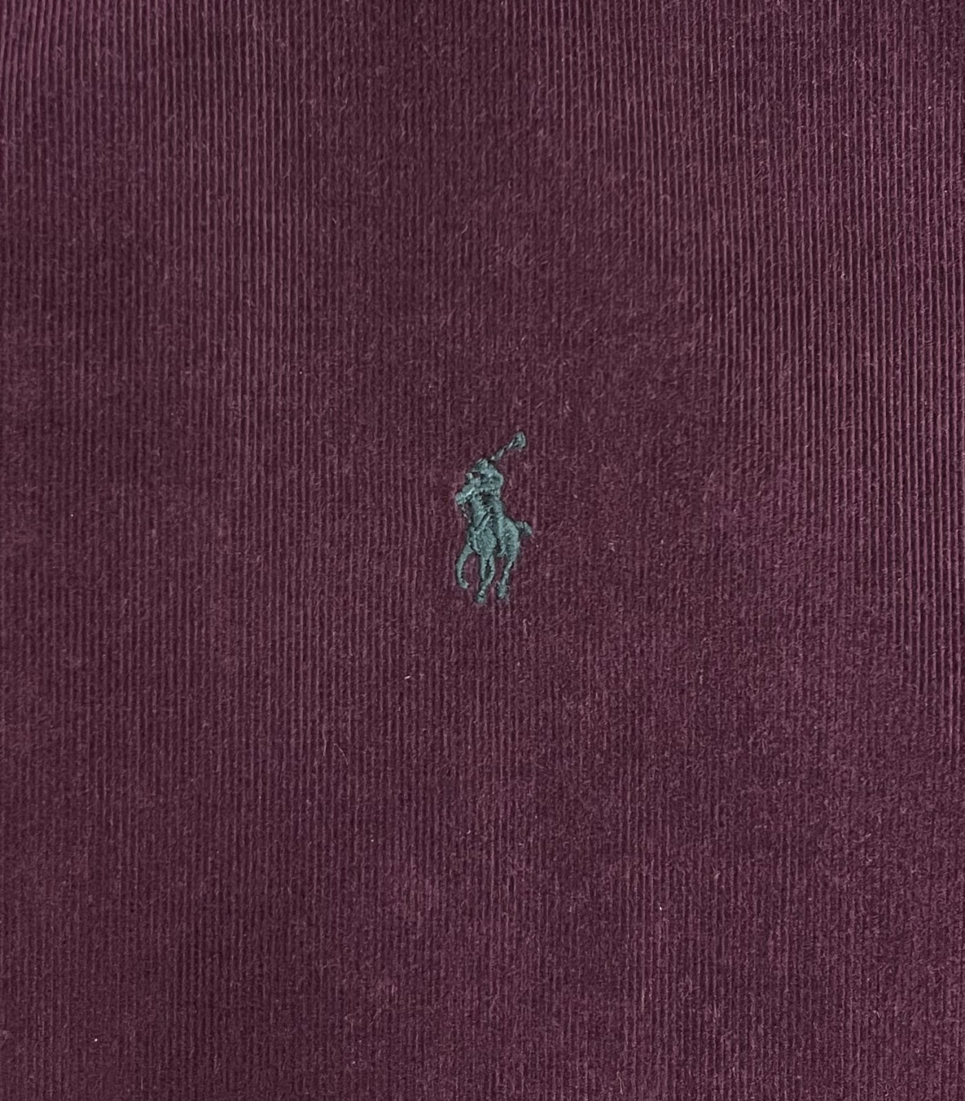 画像: 90'S RALPH LAUREN "BLAKE" コーデュロイ 長袖 BDシャツ ボルドー (VINTAGE)