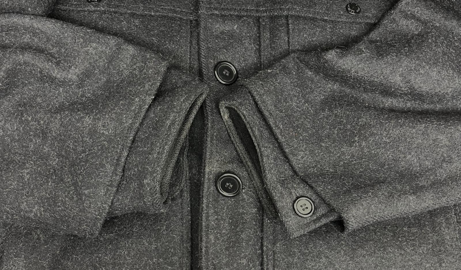 画像: C.C.FILSON ウール ダブルマッキーノ クルーザージャケット チャコール USA製 (VINTAGE)