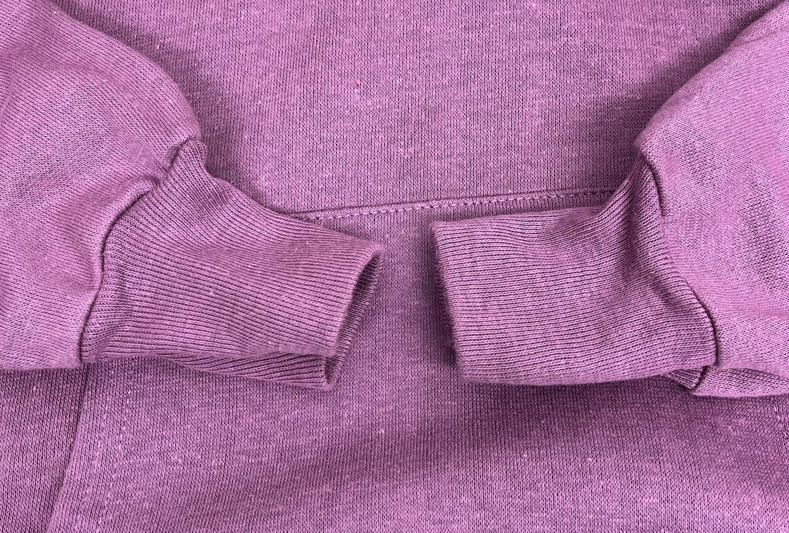 画像: 80'S UNKNOWN ラグランスリーブ スウェット パーカー パープル USA製 (DEADSTOCK)