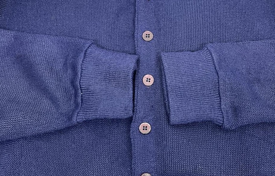 画像: 70'S SEARS アクリル カーディガン ネイビー (VINTAGE) 