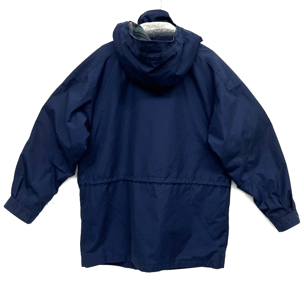 画像4: 90'S EDDIE BAUER 黒タグ 裏地ブランケット マウンテンパーカー ネイビー (VINTAGE) 