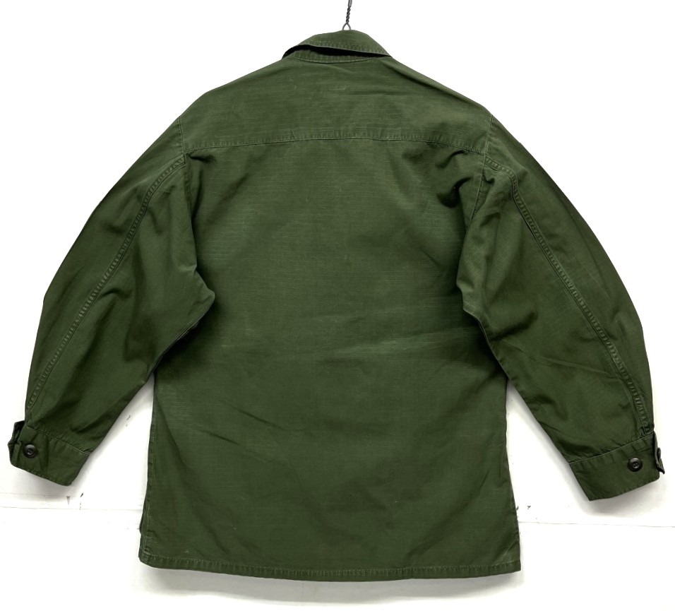 画像5: 60'S アメリカ軍 US ARMY "JUNGLE FATIGUE" リップストップ ファティーグジャケット S-SHORT (VINTAGE)