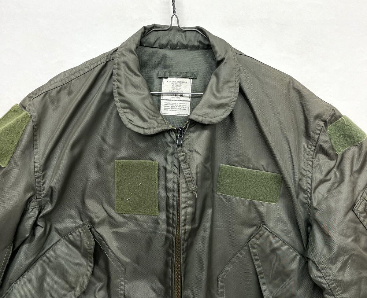 画像: 90'S アメリカ軍 USAF "CWU-36/P" アラミド フライトジャケット セージグリーン (VINTAGE) 