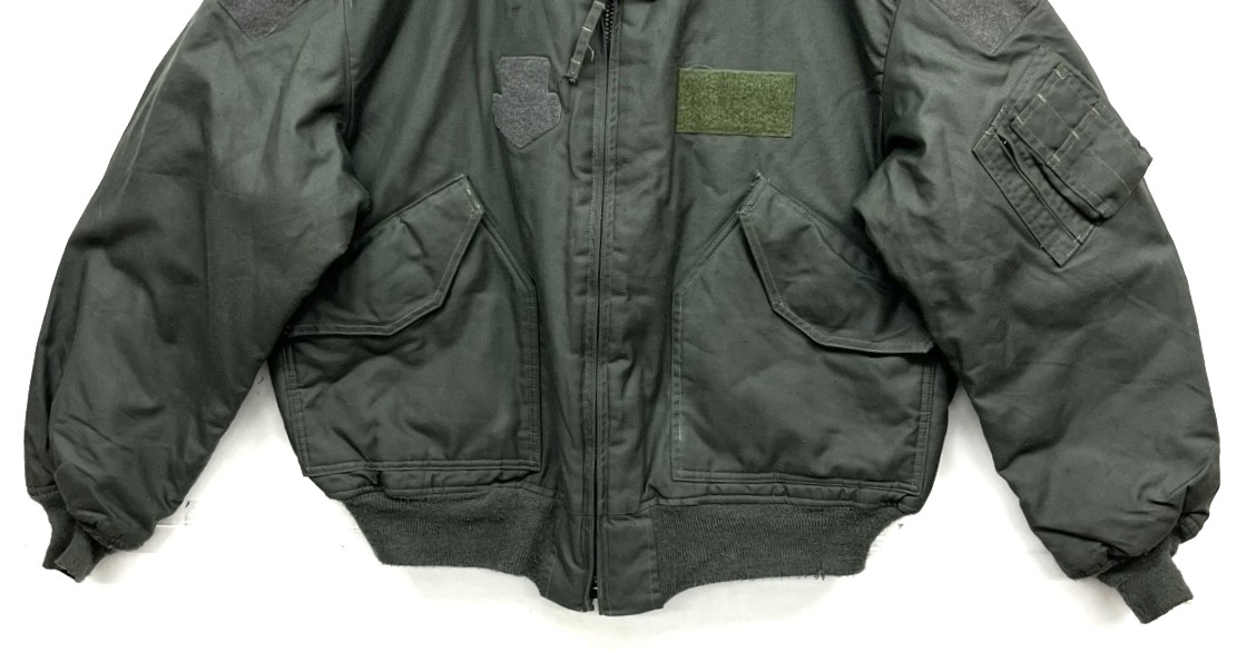 画像: アメリカ軍 USAF "CWU-45/P" アラミド フライトジャケット セージグリーン (VINTAGE) 
