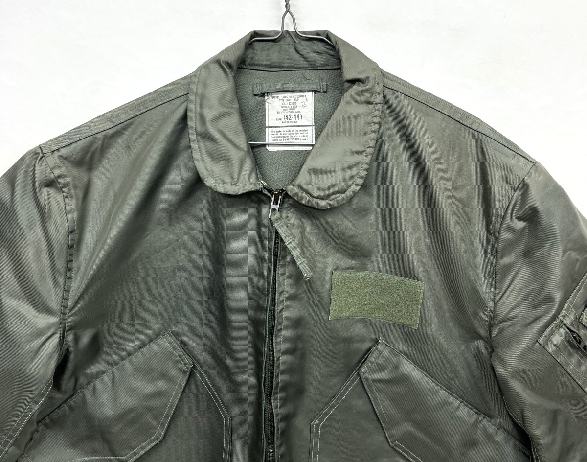 画像: 90'S アメリカ軍 USAF "CWU-36/P" アラミド フライトジャケット セージグリーン (VINTAGE) 
