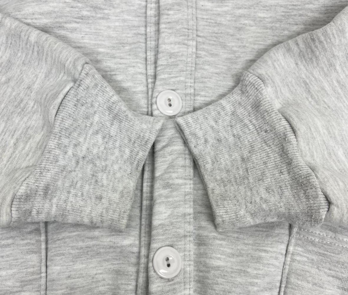 画像: 90'S RED EAGLE CLOTHING by RUSSELL CORP スウェットカーディガン アッシュグレー USA製 (VINTAGE)