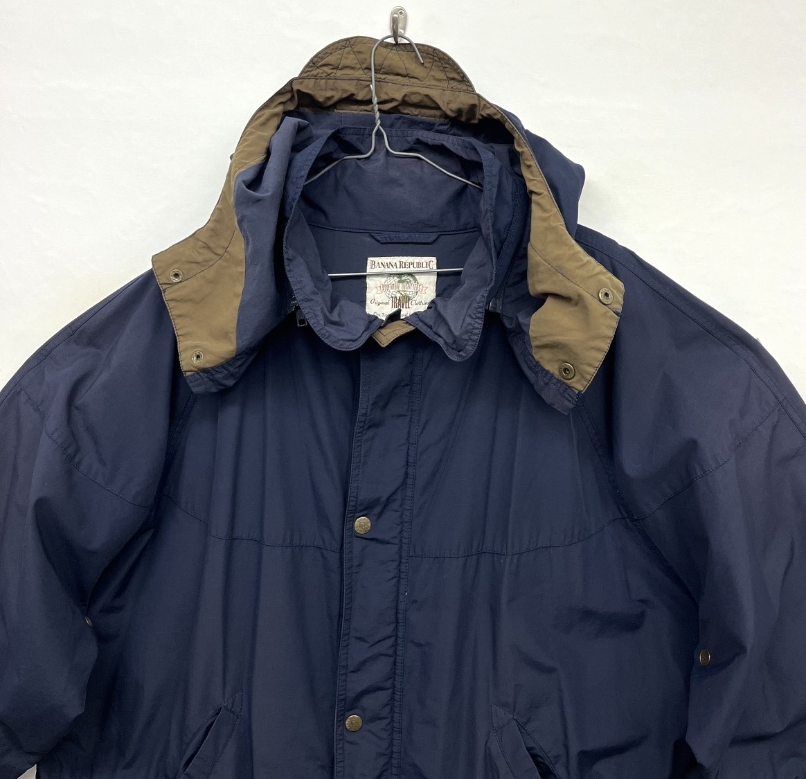 画像: 90'S BANANA REPUBLIC 旧タグ フィールドジャケット ネイビー (VINTAGE)