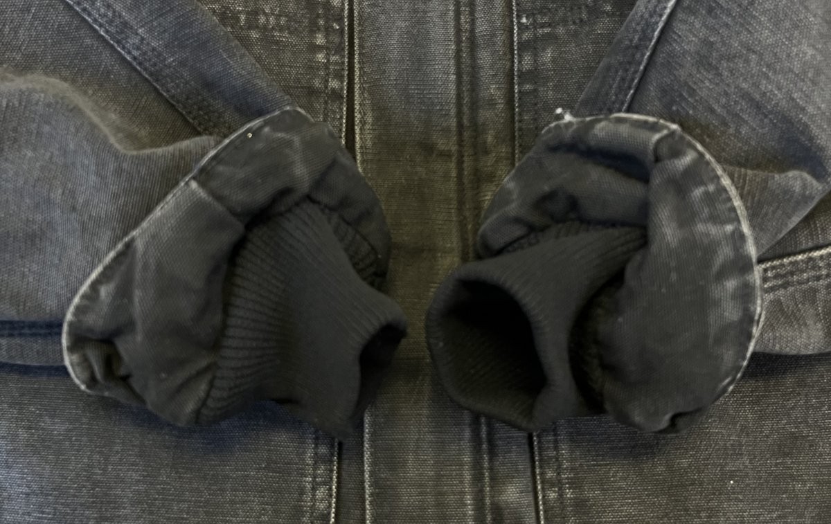 画像: 80'S CARHARTT "TRADITIONAL COAT" 裏地キルティング ダックジャケット ブラック USA製 (VINTAGE)