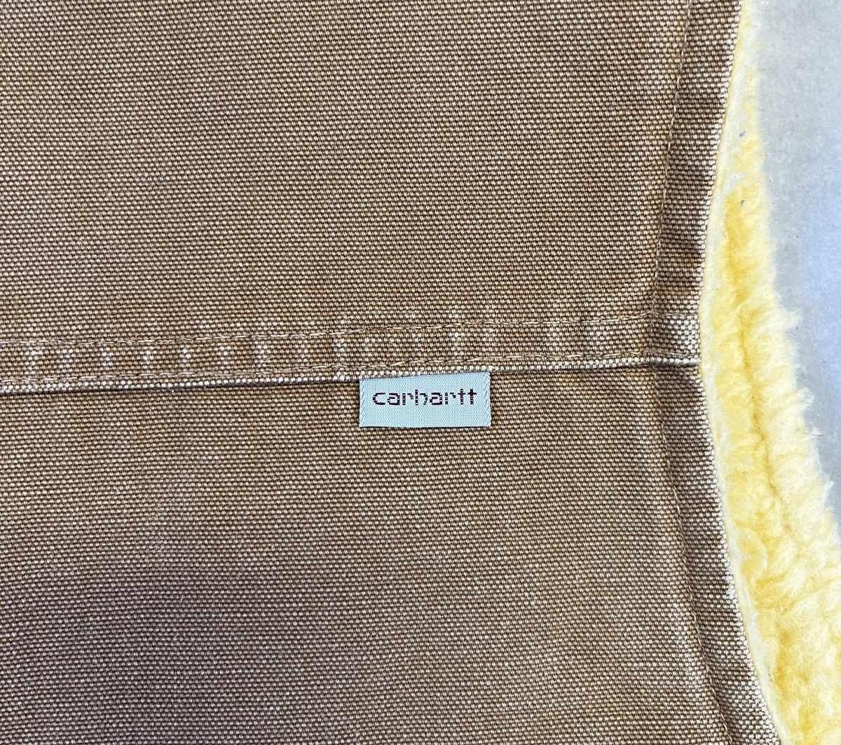 画像: CARHARTT 裏地ボア ダックベスト ブラウン (VINTAGE)
