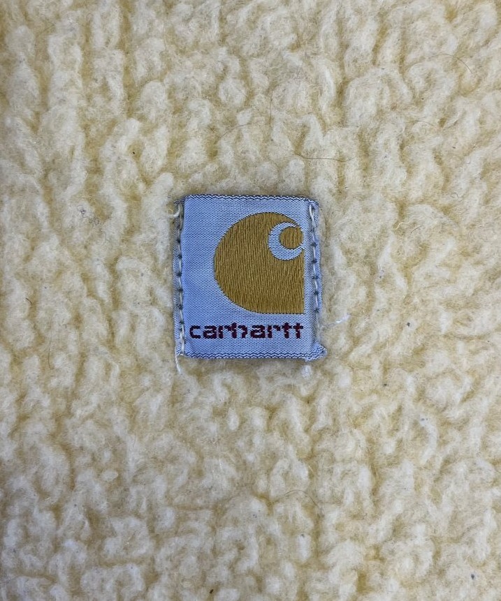 画像2: CARHARTT 裏地ボア ダックベスト ブラウン (VINTAGE)
