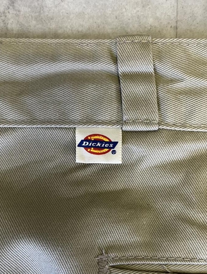 画像4: 80'S DICKIES チビタグ ツープリーツ ワークパンツ ベージュ USA製 (VINTAGE)