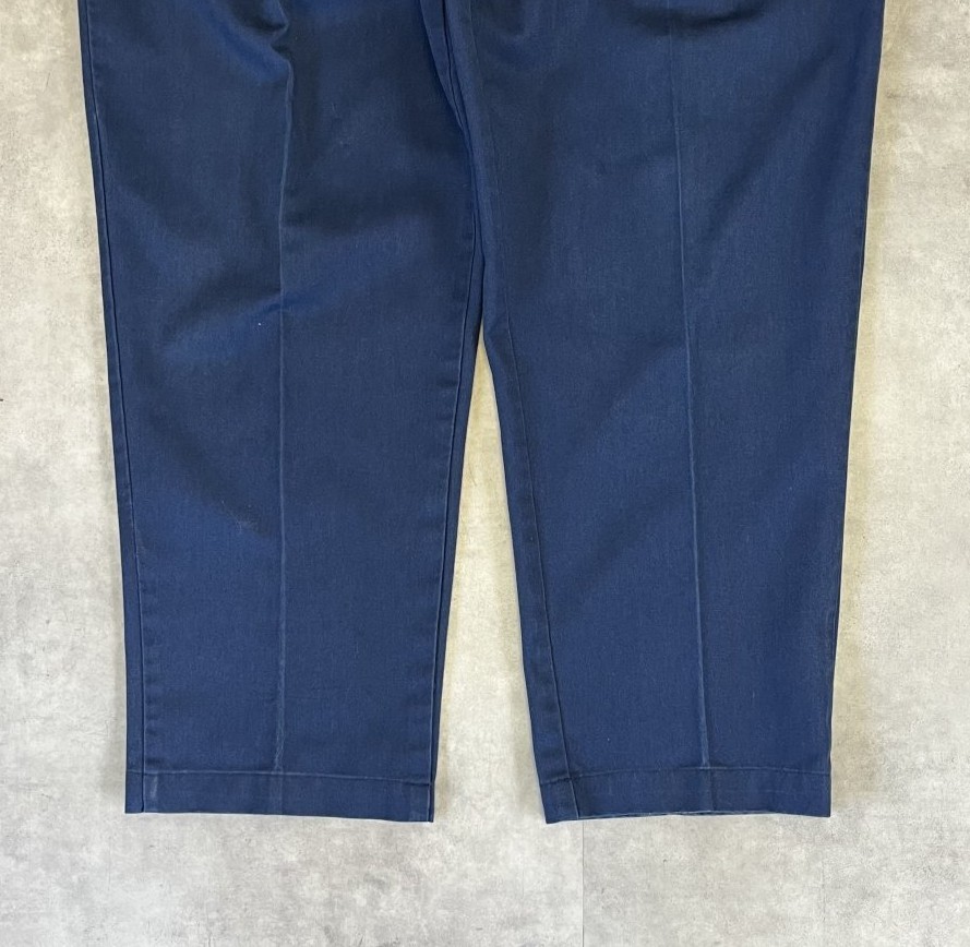画像: 90'S DICKIES ツープリーツ ワークパンツ ネイビー USA製 (VINTAGE)
