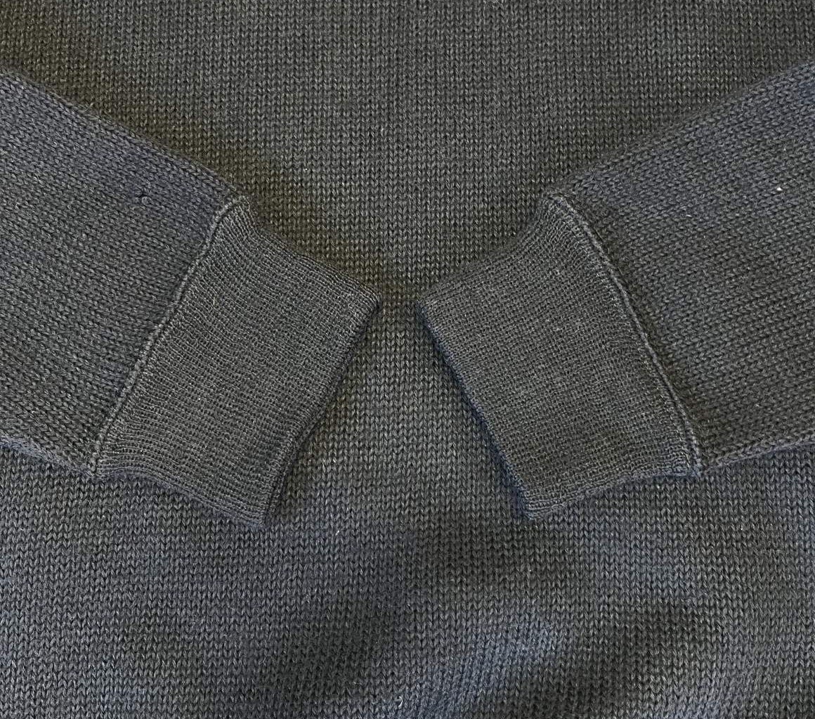 画像: 50'S アメリカ軍 US NAVY ウール モックネック ゴブセーター ダークネイビー (VINTAGE) 