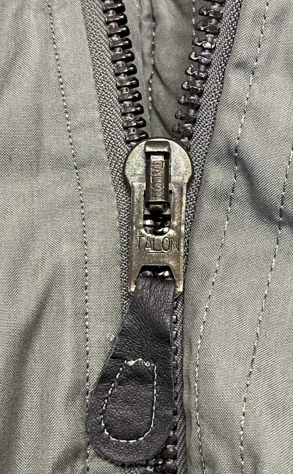 画像4: 80'S アメリカ軍 USAF "MIL-P-6279J" コットン/ナイロン N-3B TALONジップ (VINTAGE)