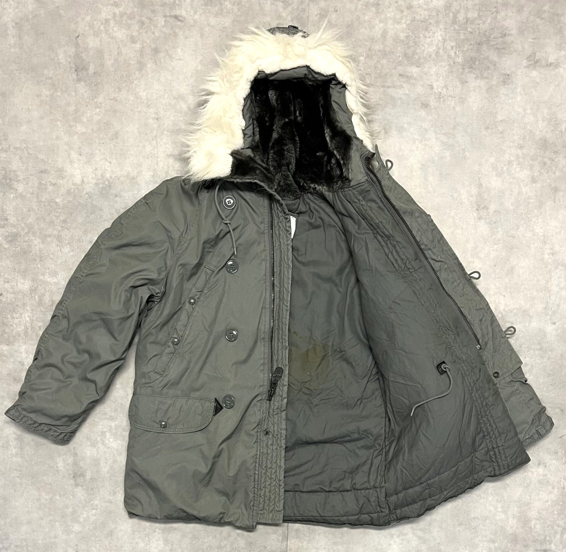 画像3: 80'S アメリカ軍 USAF "MIL-P-6279J" コットン/ナイロン N-3B TALONジップ (VINTAGE)