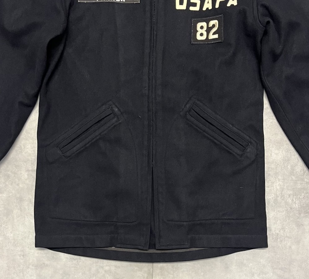 画像: 80'S アメリカ軍 USAFA 82 "OSTWALD" ウール カデットコート ブラック USA製 (VINTAGE)