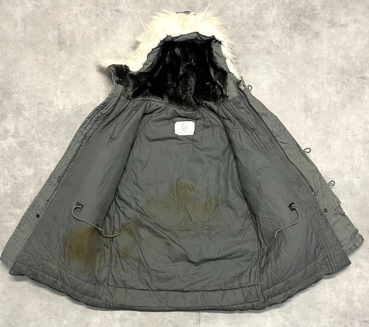 画像6: 80'S アメリカ軍 USAF "MIL-P-6279J" コットン/ナイロン N-3B TALONジップ (VINTAGE)