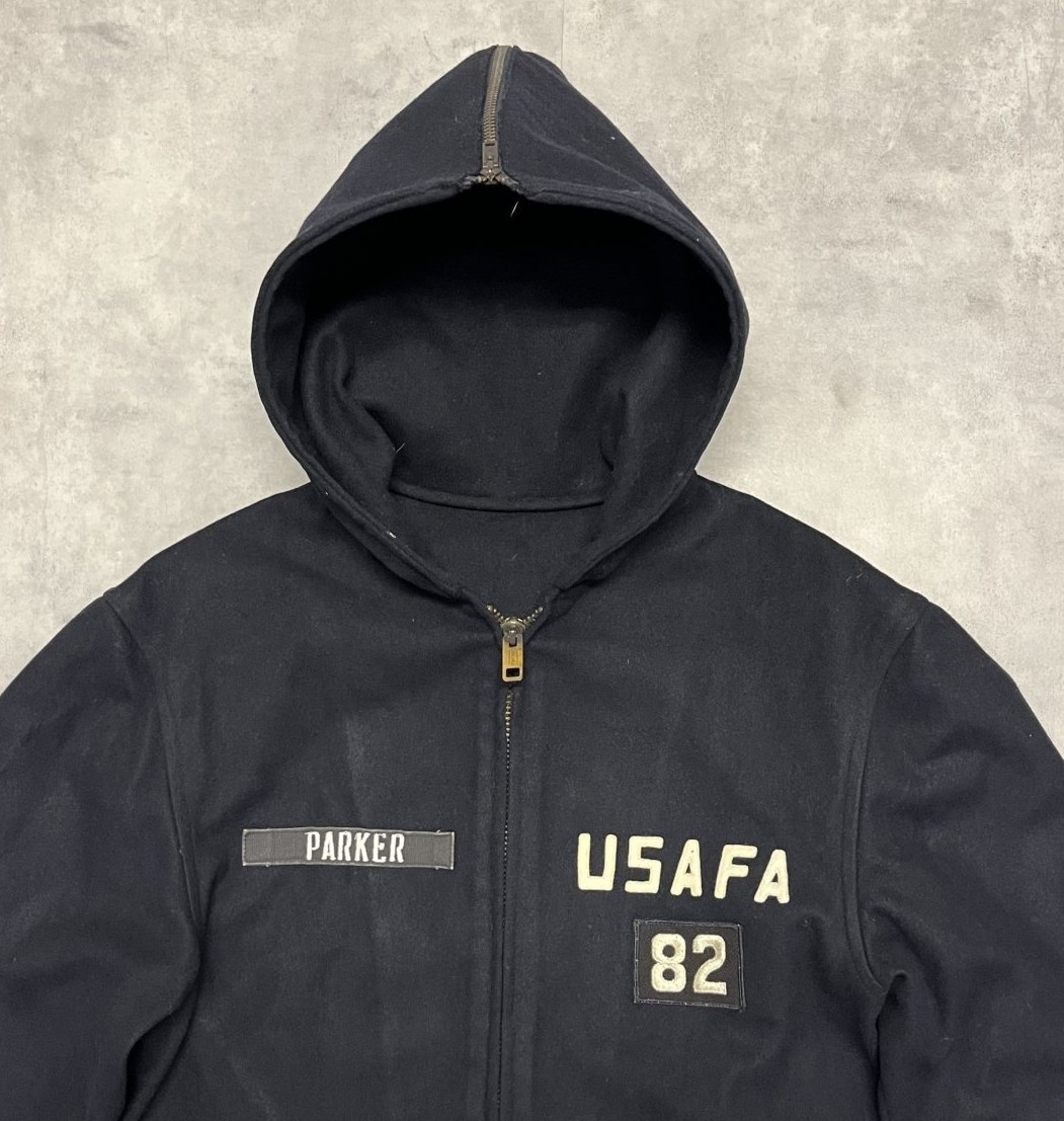 画像: 80'S アメリカ軍 USAFA 82 "OSTWALD" ウール カデットコート ブラック USA製 (VINTAGE)