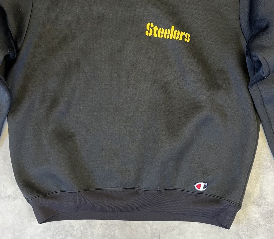 画像: 60'S CHAMPION プロダクツタグ モックネック スウェットシャツ ブラック USA製 (VINTAGE)