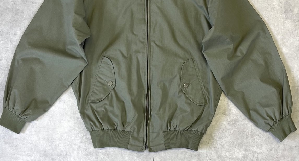 画像: 90'S BARACUTA G9 ハリントンジャケット OPTIジップ カーキ イングランド製 (VINTAGE)