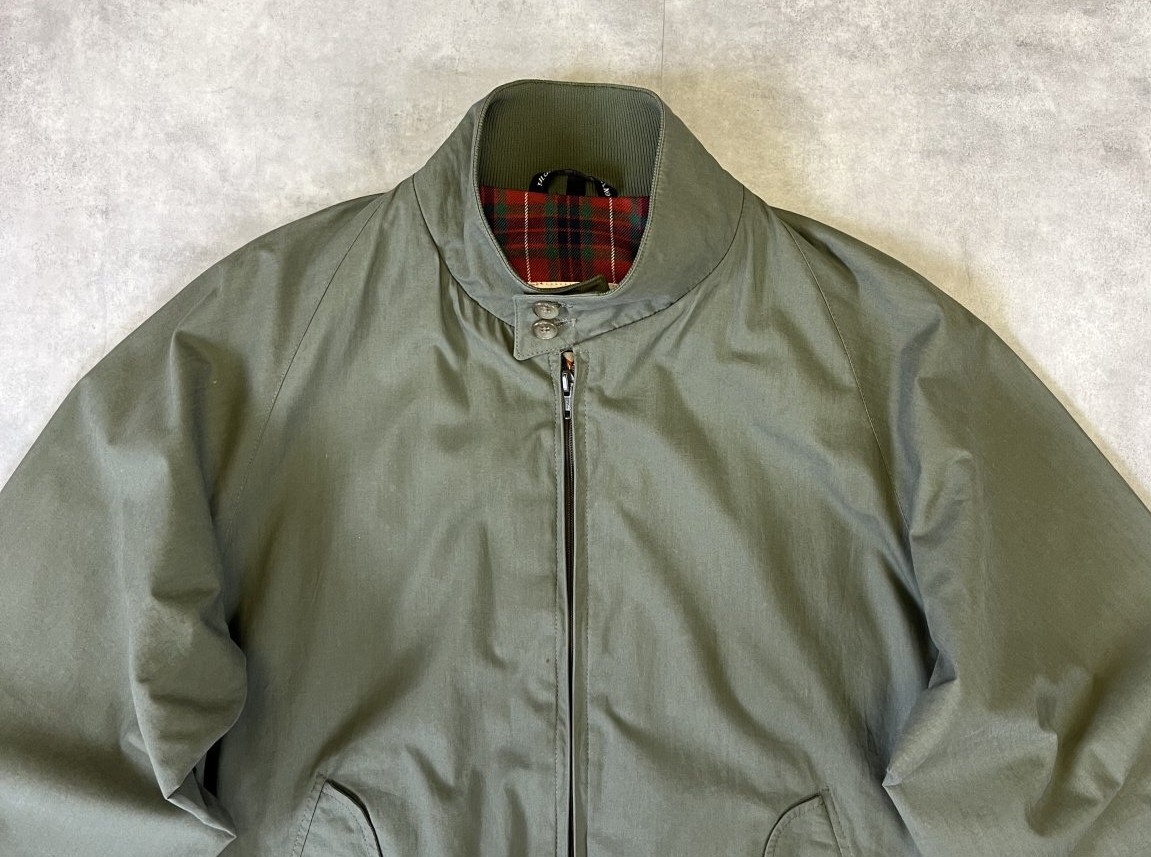 画像: 90'S BARACUTA G9 ハリントンジャケット OPTIジップ カーキ イングランド製 (VINTAGE)