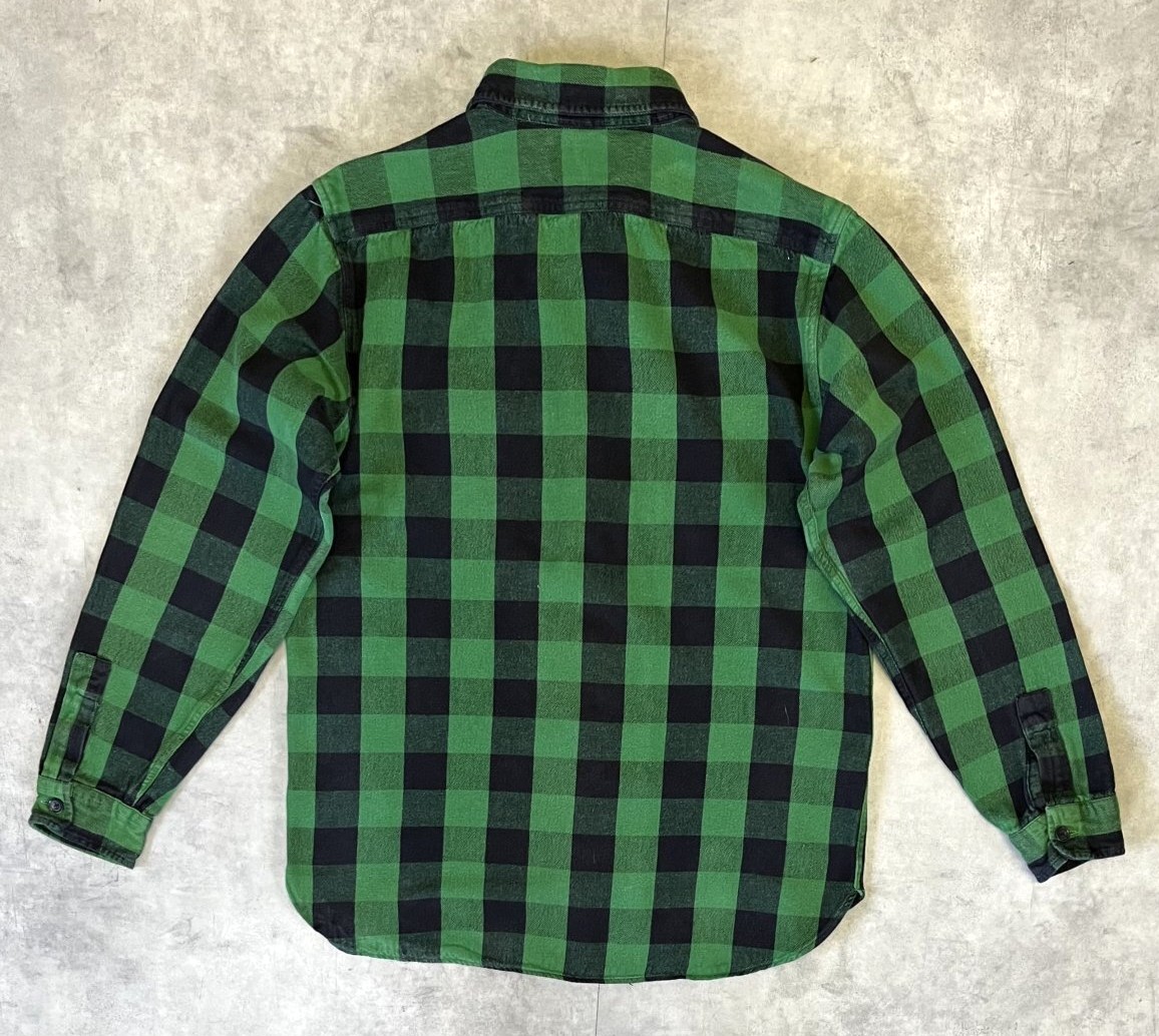 画像3: 90'S RALPH LAUREN フランネル 長袖 ワークシャツ チェック柄 (VINTAGE)