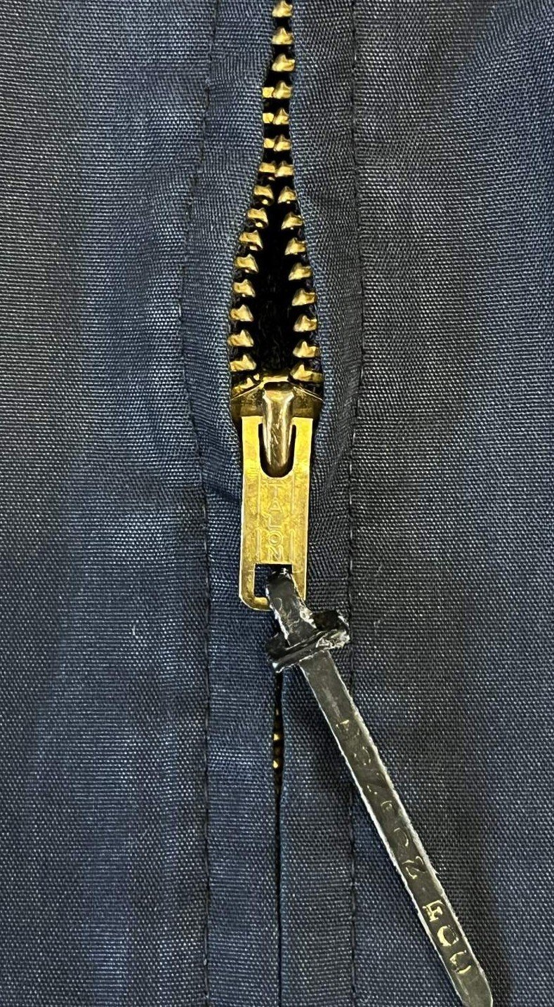 画像3: 70'S LONDON FOG ライナー付きドリズラージャケット TALONジップ ネイビー USA製 (VINTAGE)