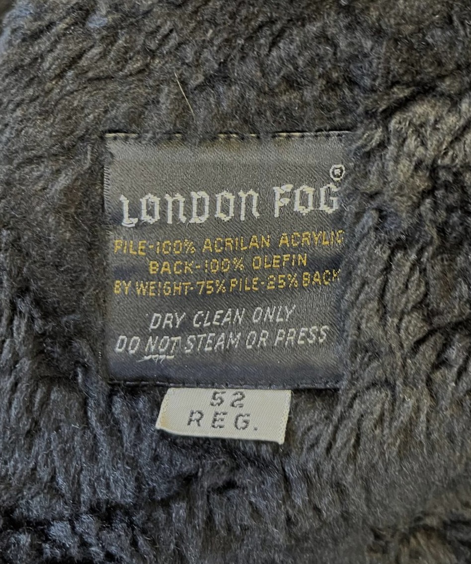 画像5: 70'S LONDON FOG ライナー付きドリズラージャケット TALONジップ ネイビー USA製 (VINTAGE)