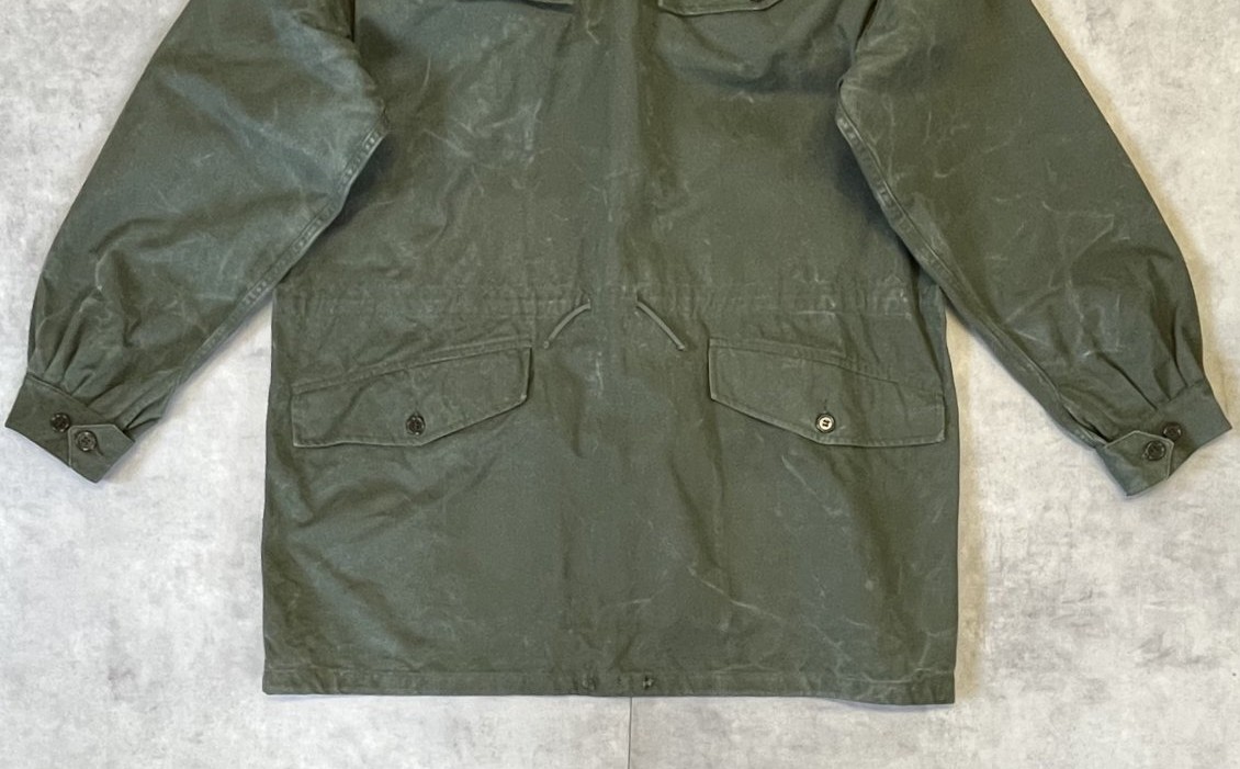 画像: 60'S フランス軍 アルパインスモック アノラックパーカー オリーブ (VINTAGE)