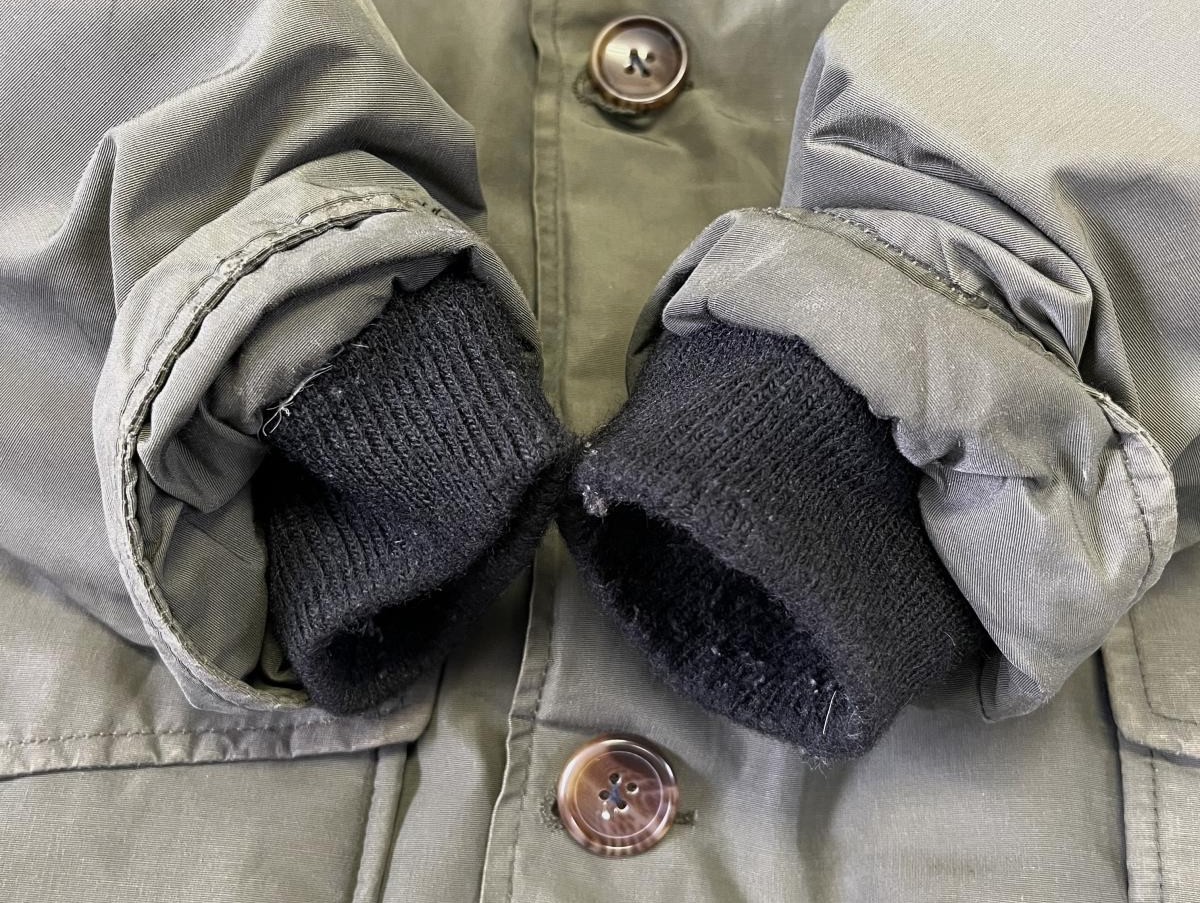 画像: 90'S WOOLRICH "ARCTIC PARKA" リアルコヨーテファー グースダウンジャケット オリーブ USA製 (VINTAGE)