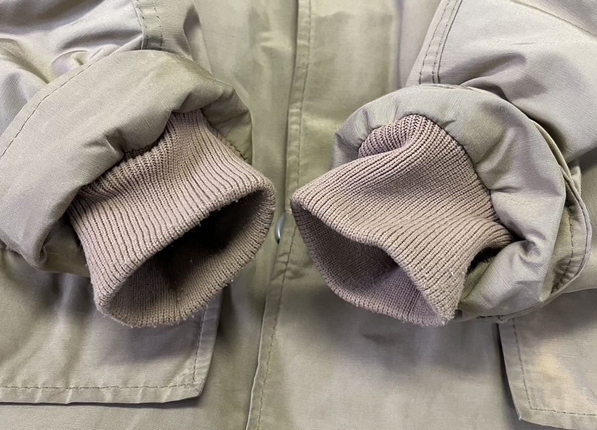 画像: 70'S LL Bean "TMタグ" 襟コーデュロイ グースダウンジャケット タン USA製 (VINTAGE)