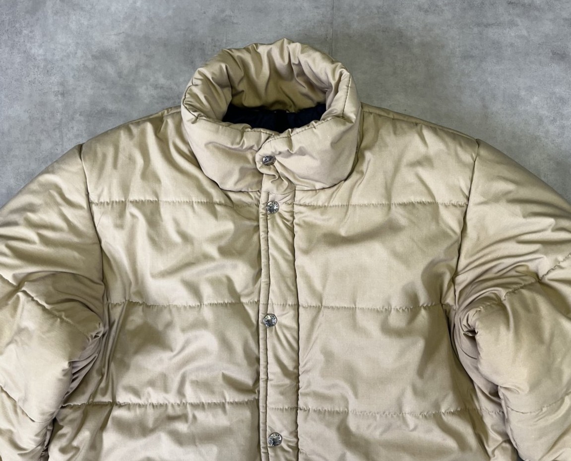 画像: 80'S THE NORTH FACE 茶タグ 中綿入りジャケット ベージュ USA製 (VINTAGE)