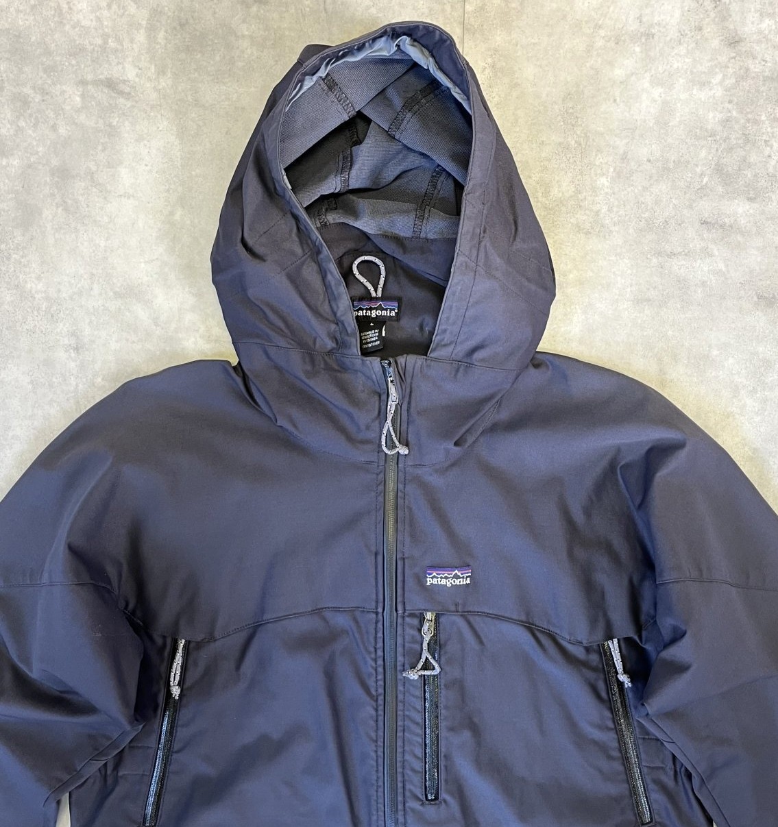 画像: 02'S PATAGONIA "DIMENSION JACKET" 止水ジップ ナイロンジャケット チャコール (VINTAGE)