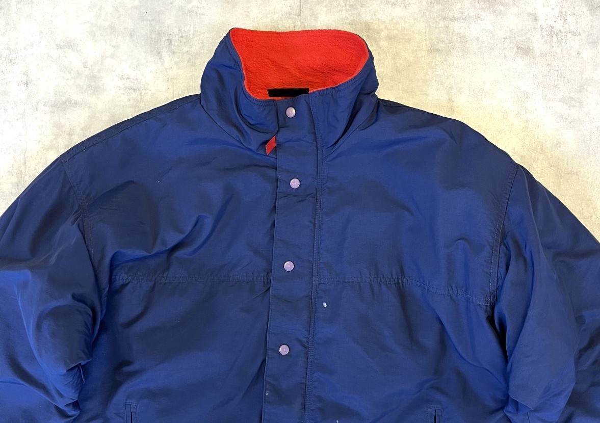 画像: 80'S PATAGONIA "SYNCHLLA CIRQUE JACKET" 旧タグ 裏地シンチラ ナイロンジャケット ネイビー USA製 (VINTAGE)