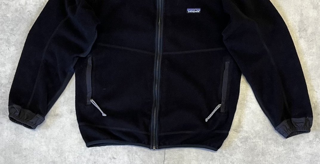 画像: 90'S PATAGONIA 裏地P.E.F パーシャルエクリプス フリースジャケット ブラック USA製 (VINTAGE)
