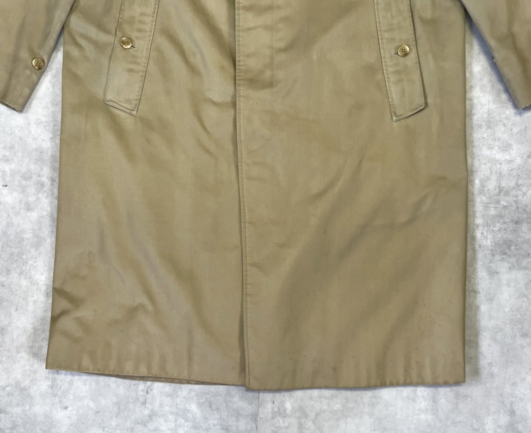 画像: 80'S BURBERRYS 裏地チェック バルマカーンコート ベージュ イングランド製 (VINTAGE)