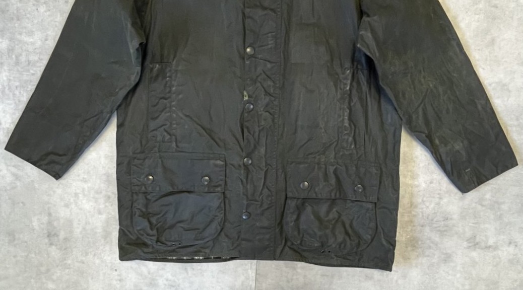 画像: 90'S BARBOUR 3クレスト "BEAUFORT" 旧タグ オイルドジャケット オリーブ イングランド製 (VINTAGE)