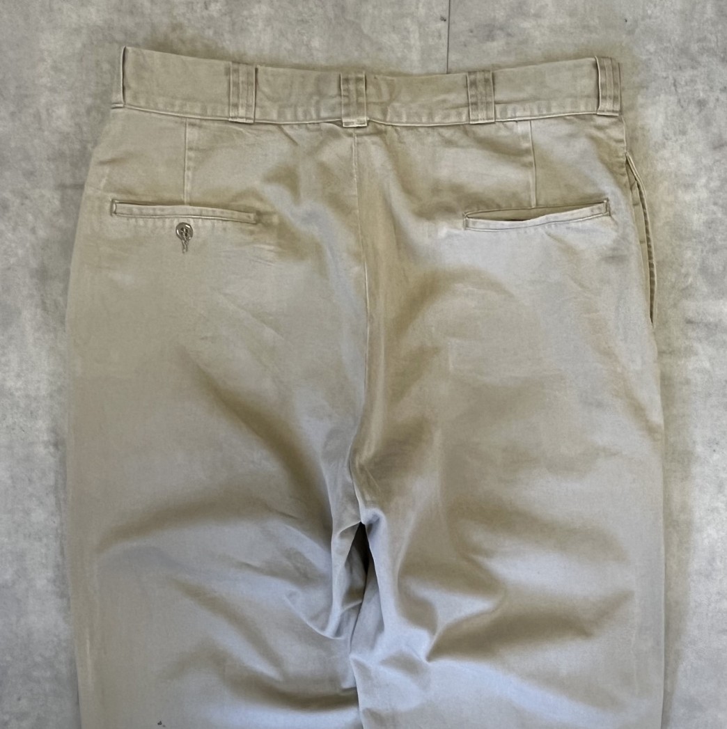 画像: 60'S アメリカ軍 US ARMY コットン100% チノパンツ SCOVILL製アルミジップ (VINTAGE)