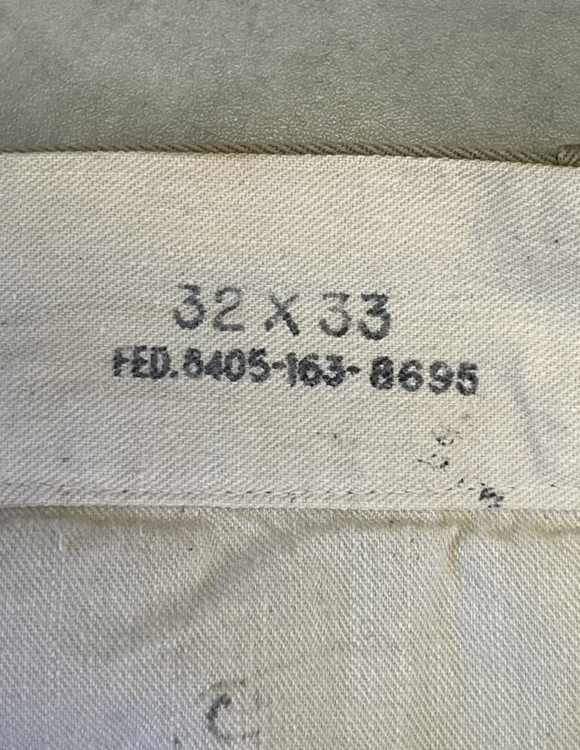 画像3: 50'S アメリカ軍 US ARMY "MIL-T-2064C" ボタンフライ チノパンツ (VINTAGE)