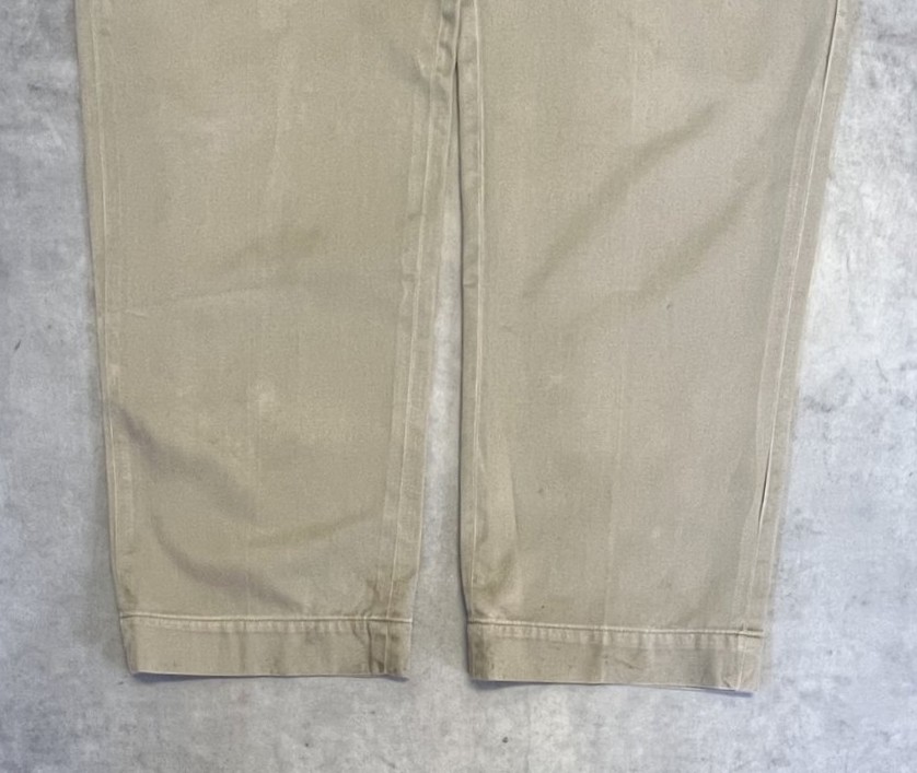 画像: 60'S アメリカ軍 US ARMY コットン100% チノパンツ SCOVILL製アルミジップ (VINTAGE)