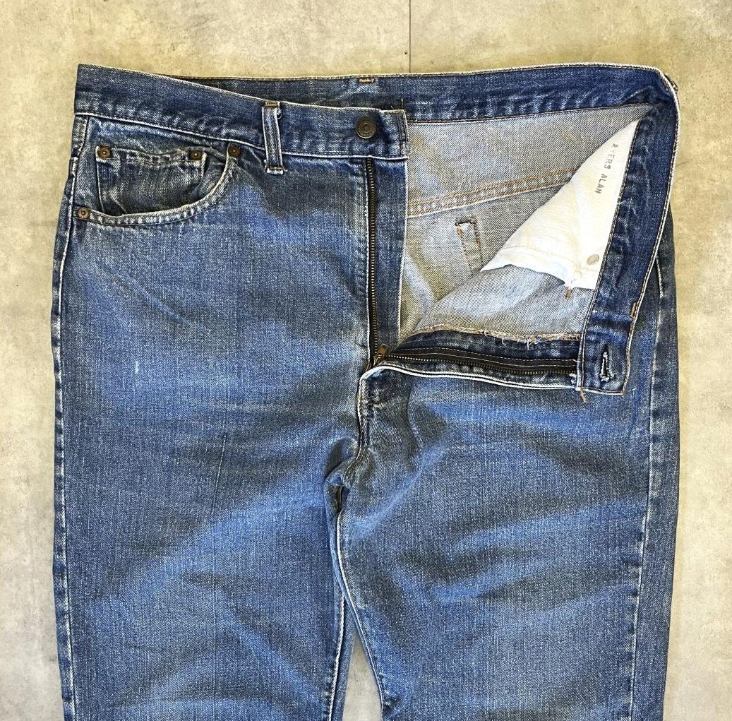 画像: 70'S LEVIS 517 "66前期" ボタン裏2 デニム インディゴ 42TALONジップ W38L34 USA製 (VINTAGE)